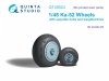 Quinta Studio QT48024 Ka-52 Wheels with separate hubs and weighted tires (Zvezda) 1/48